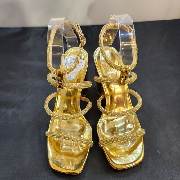 BRAND NEW OLIVIA JOHNSON BLOCK HEEL SQUARE-OPEN TOE SANDAL - Picture 2 of 15